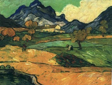  Mount Art - Mount Gaussier with the Mas de Saint Paul Vincent van Gogh
